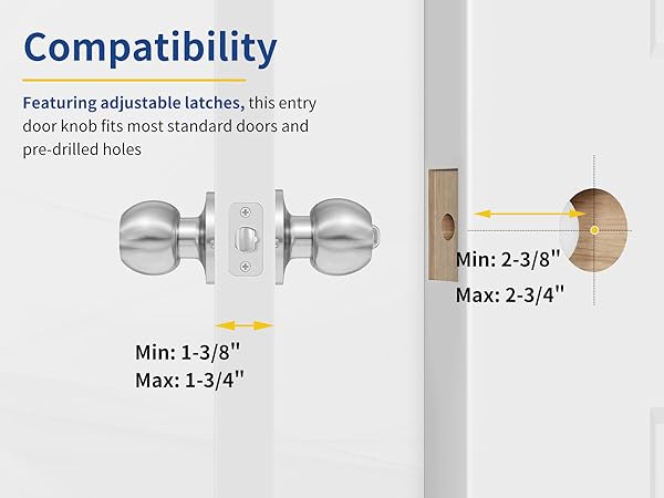 bedroom door knobs with lock