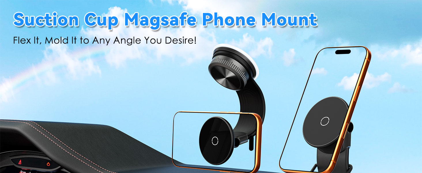 Suction Cup Magsafe Phone Mount