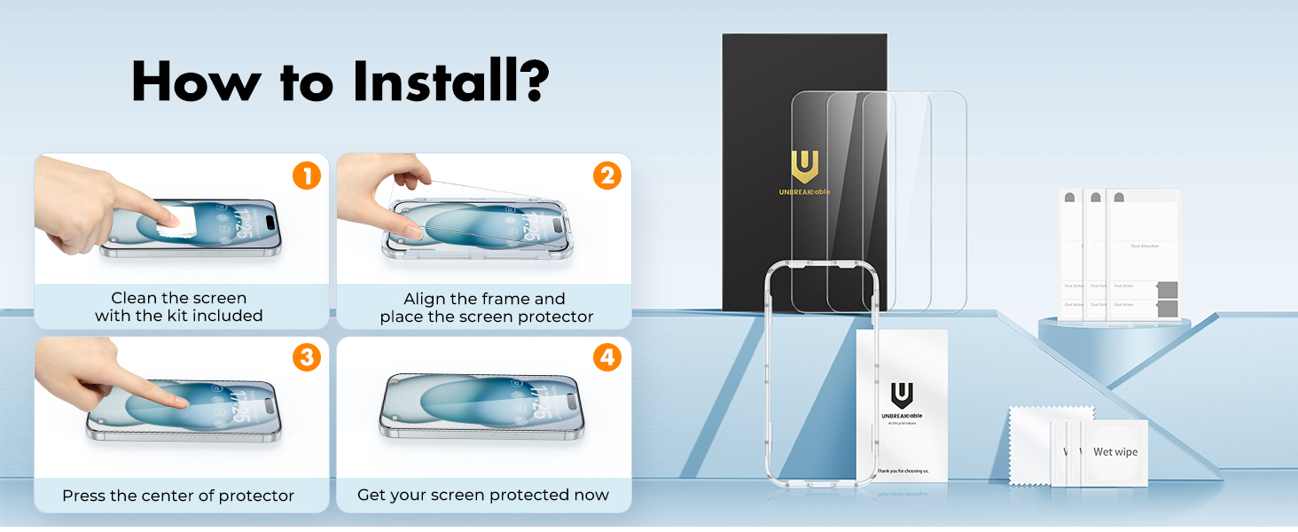 Screen Protector for iPhone 15