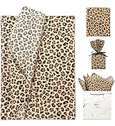 LIAPAWPAW Leopard Print Tissue Paper 60 Sheets, 20?x14? Animal Print Wrapping Paper for Gift Bags...