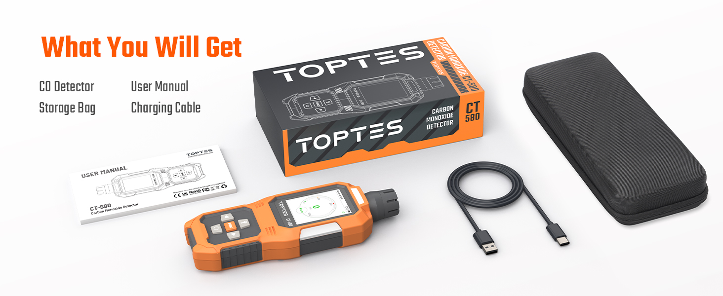 carbon monoxide detectors portable for travel camping battery powered meter alarm low level home