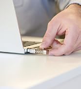 Kensington Combination Laptop Lock for Nano Size Security Slot, Resettable 4-Digit Combination Lo...