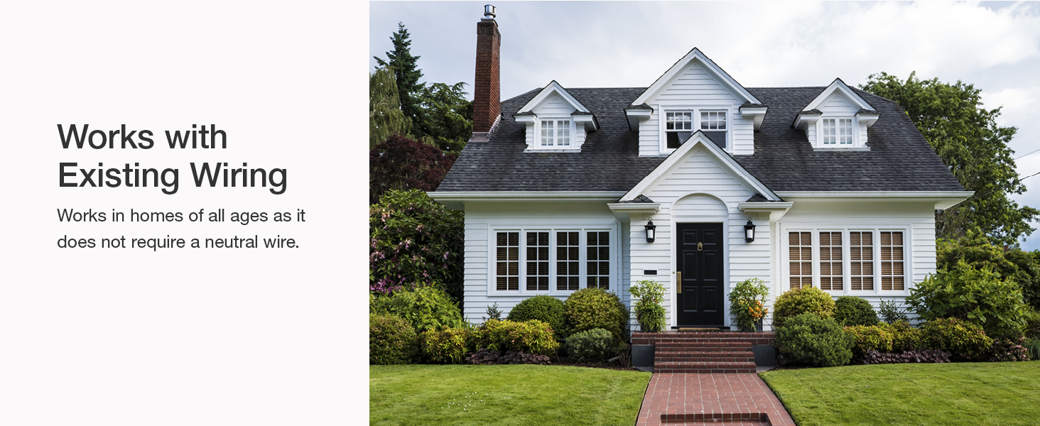 Works with Existing Wiring