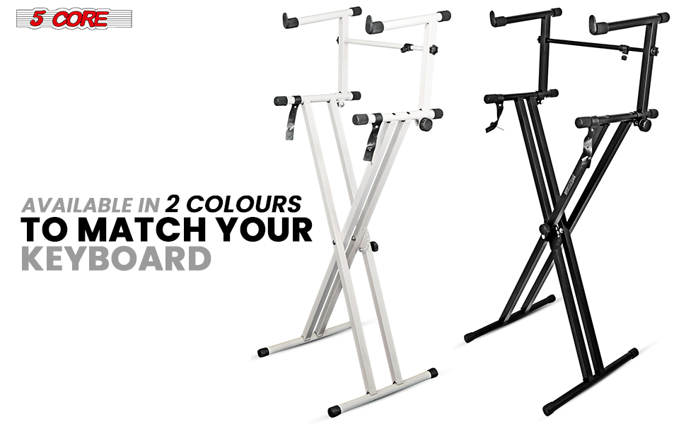 Keyboard Stand Single X Style 7 Adjustable Digital Electric Piano 61 76 88 Keys