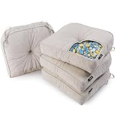 SUNROX LokGrip Non Slip Gel Memory Foam Chair Cushions for Tailbone Pain Relief, Tufted Stain Res...