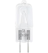 SANJOON 6912A40002J 120V 50W G8 Microwave Halogen Light Bulb Replacement for LG Microwave Halogen...