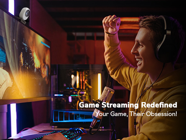 Pecise Face Lighting with the AI-Assisted camera EMEET Piko