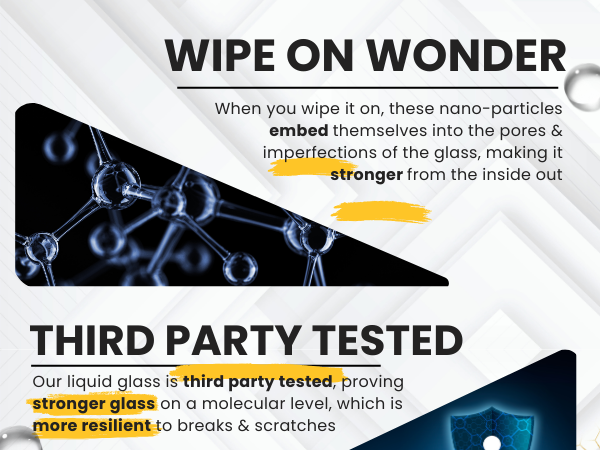 nano armor strengthens glass on a molecular level