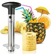 Pineapple Corer, [Upgraded, Reinforced, Thicker Blade] Newness Premium Pineapple Corer Remover, S...