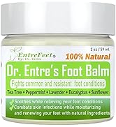 Dr. Entre's Foot Balm: Tea Tree Oil &amp; Shea Butter Based - Organic Treatment Cream for Athletes Fo...