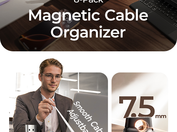 Magnetic Cable Clips