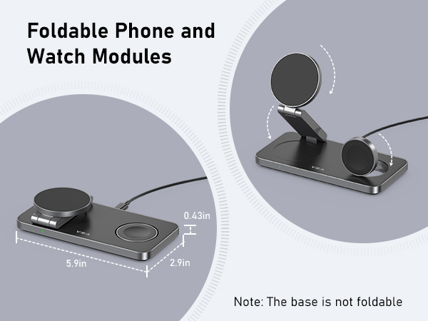 3 in 1 wireless charging station