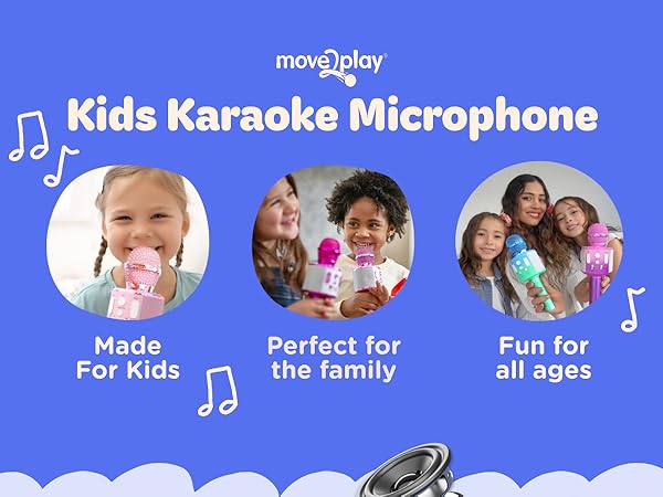 Kid Star Karaoke Blue Microphone
