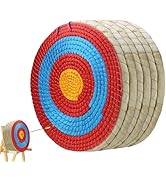 Cifupy Traditional Hand-Made Archery Target 3/5/7 Layers Straw Archery Target,Arrow Target for Re...