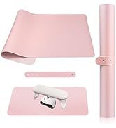 Subay Nail Art Table Mat, (MAT ONLY) Soft Microfiber PU Leather Nail Hand Rest for Nail Arm Rest ...