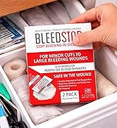 BleedStop Nosebleed Strips – Fast Acting Blood Coagulant Foam Inserts – Helps Clot Blood on Cont...