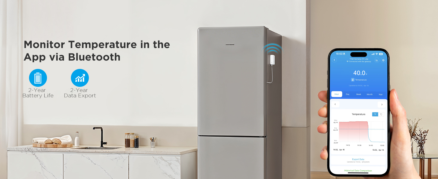 freezer alarm wireless wifi alert