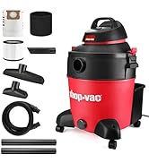 Shop-Vac 12 Gallon 5.5 Peak HP Wet/Dry Vacuum, SVX2 Motor Technology, 3 in 1 Function Portable Sh...