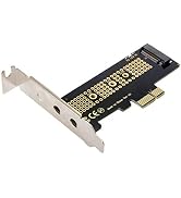 JSER NVME to PCI-E 4.0 Low Profile PCI-E 3.0 x1 Lane to M.2 NGFF M-Key SSD Nvme AHCI PCI Express ...