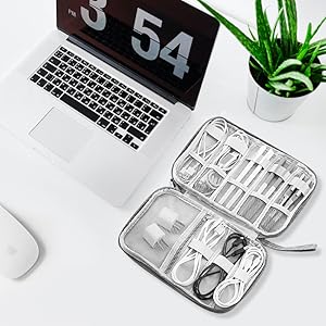 electronic organizer case,cable organizer storage,cord organizer bag,small electronics bag,