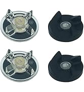 Blade Gear Replacement 2 Base Gears and 2 Rubber Blade Gears Clutch Parts Accessories fit Magic B...