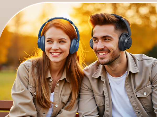 Noise Canceling Headphones Wireless Bluetooth Headphones with Transparent Modes