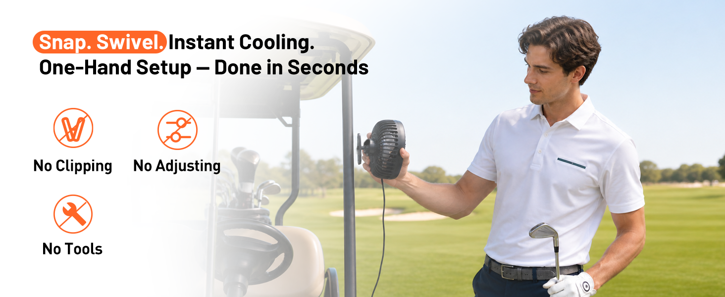 golf cart fan