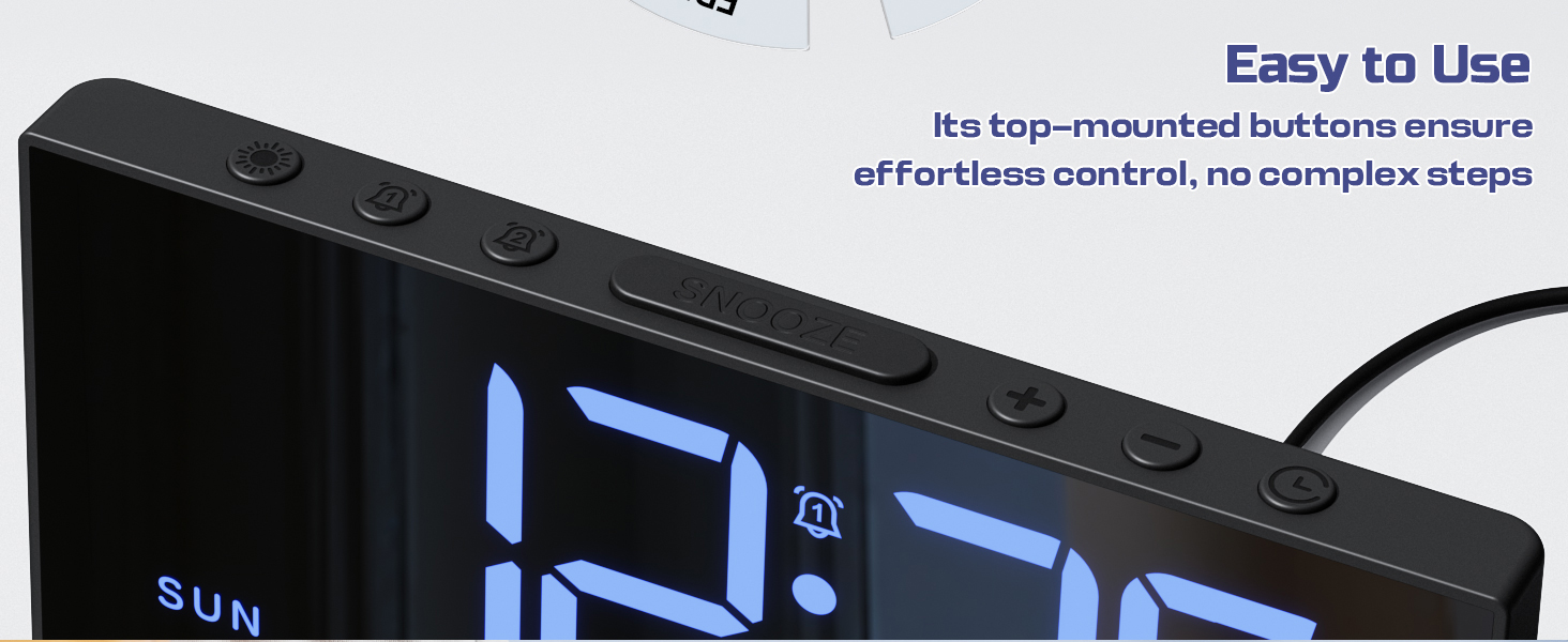 electric alarm clocks for bedrooms