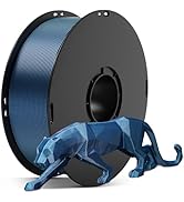 ANYCUBIC Silk Filament, Metal-Like PLA Shiny Clog-Free 3D Printer Filament Metallic PLA 1.75mm Di...