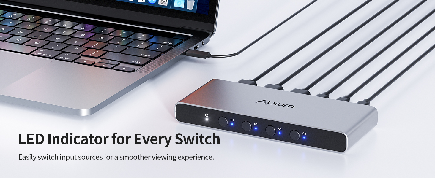 hdmi switcher 4 in 1 out