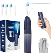 Marchpower Upgraded 2-in-1 Electric Toothbrush with Water Flosser, Ultrasonic Cleaning &amp; 3+4 Smar...