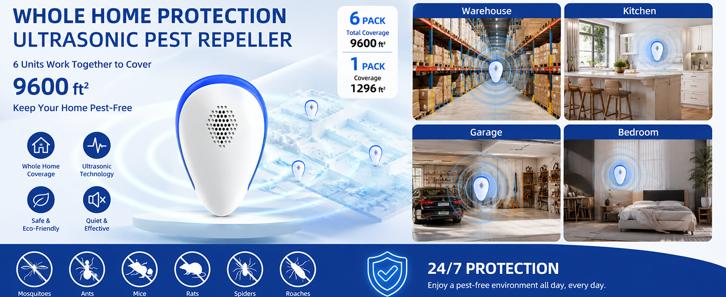 pest repellent ultrasonic plug in