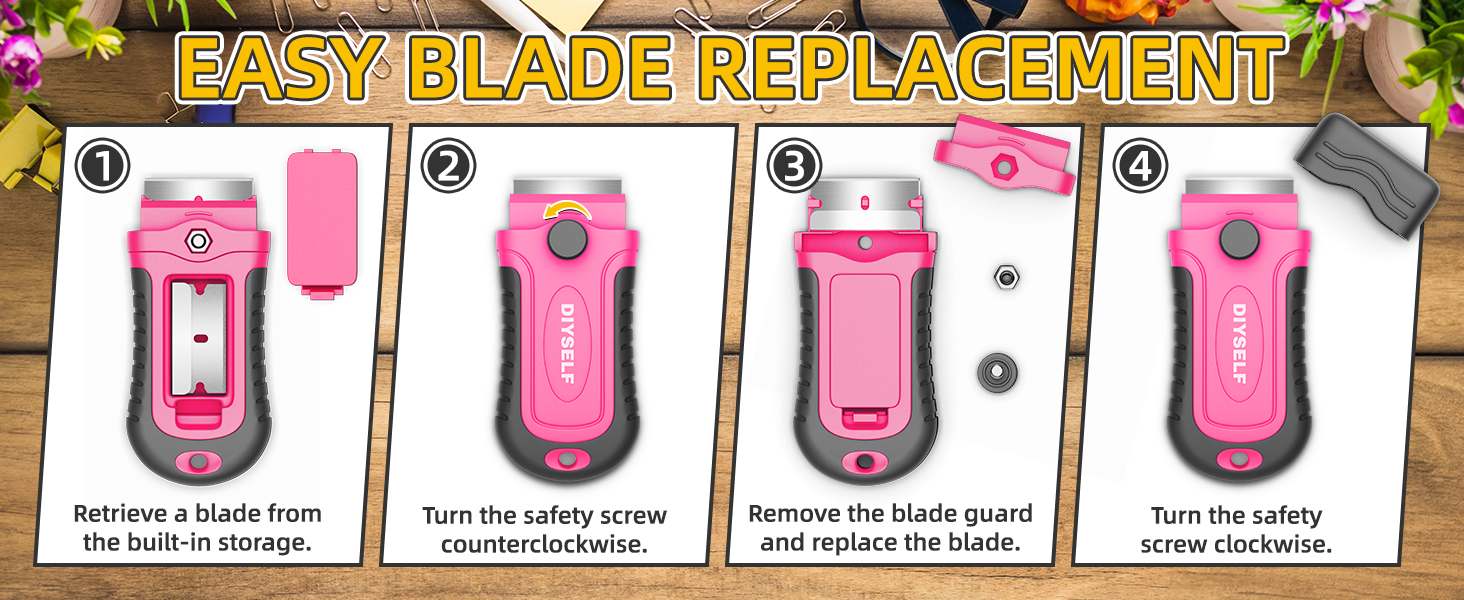 razor scraper tool for glass