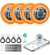 2026 New [Apple MFi Certified] (iOS Only) Tracker Tags-4 Pack, Bluetooth 5.3 GPS Tracker for Appl...