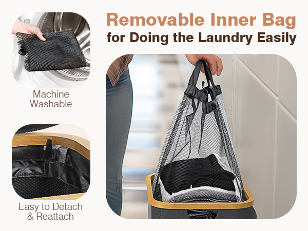 100L Laundry Hamper with Lid