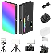 Ulanzi VL120 RGB Video Light On-Camera, 3100mAh, 2500-9000K Pocket Lights | LED Panel Fill Lighti...