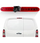Camecho Top Rear Backup Camera Rear View Compatible for Peugeot Partner/Citroen Berlingo 2008-202...