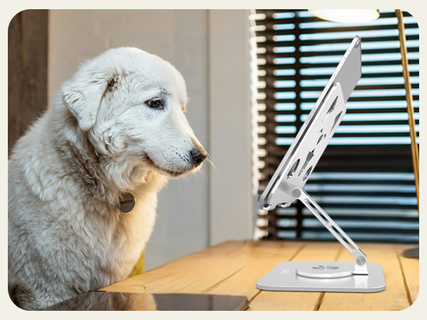 tablet-stand-compatible-ergonomic-stand-portable-adjustable-foldable-cute-dog-design