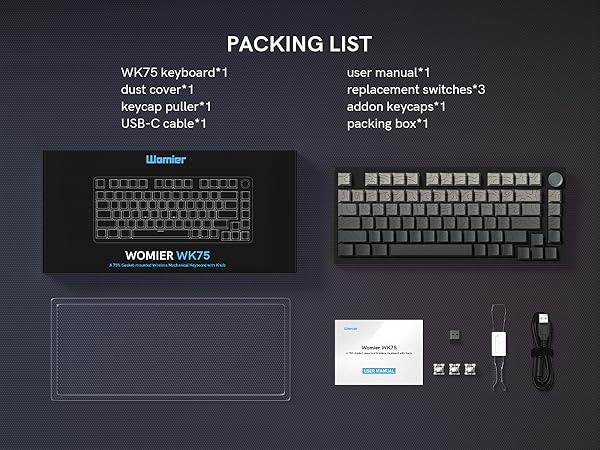 womier wk75 keyboard