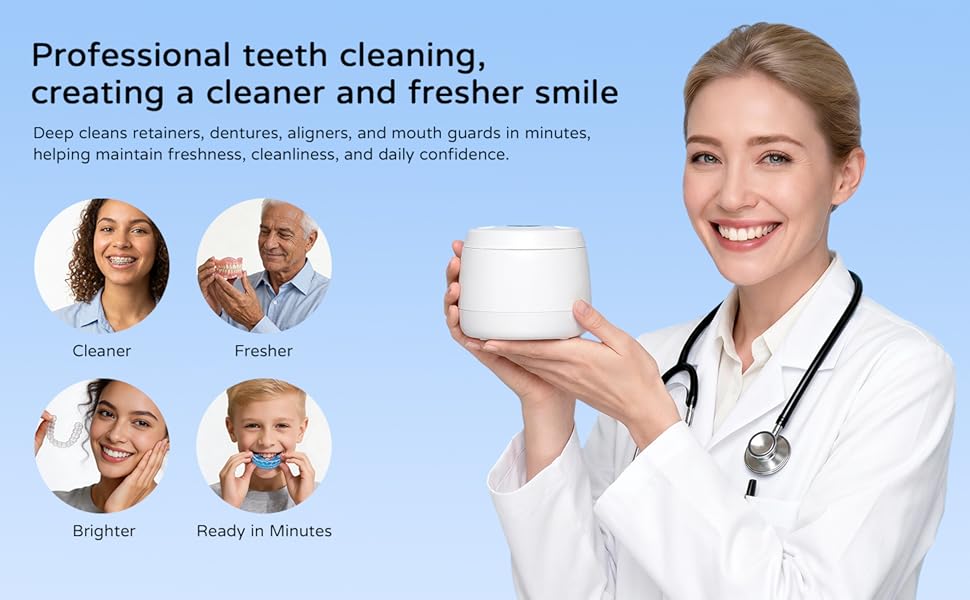Professional teeth cleaning, creating a cleaner and fresher smile