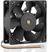 AmRunJe 120mm x 38mm PWM 4Pin Computer Fan 12v DC Dual Ball Bearing Cooling Fan for CPU Server CP...