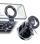 OQTIQ Compatible with MagSafe Vent Phone Mount[Round Vent Solution] Magnetic Phone Holder for Car