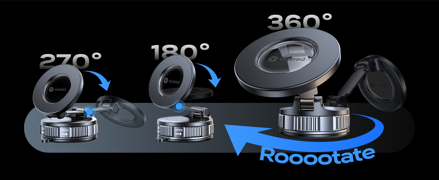 car mount phone holder mobile rotating phone holder for car 360 rotation adjustable viewing angle