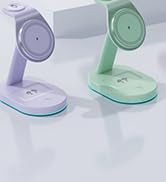 4 in 1 Wireless Charger Charging Station for iPhone,Qi2 Certified 15W Magnetic Charging Stand