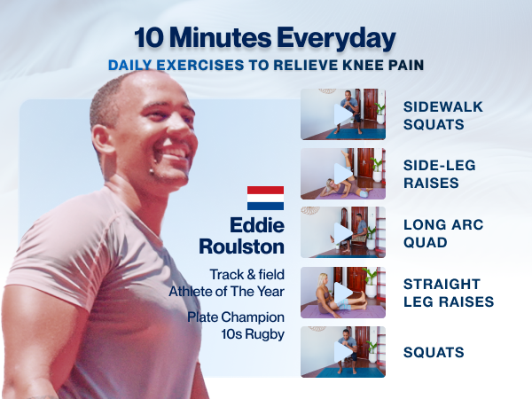 Daily exercises to relieve knee pain