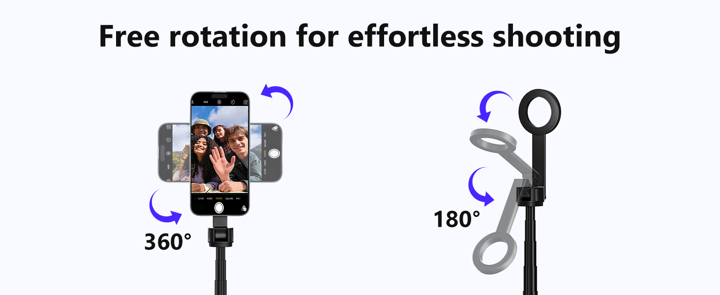 Adjustable selfie stick