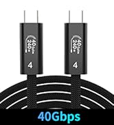 DETBLINK USB 4 Cable for Thunderbolt 4 Cable, 6.6ftUSB C to USB C Cable, 8K HD Display, 240W Char...