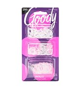 GOODY Ouchless Womens Polyband Elastic Hair Tie - 250 Count, Clear - Fine Hair - Hair Accessories...