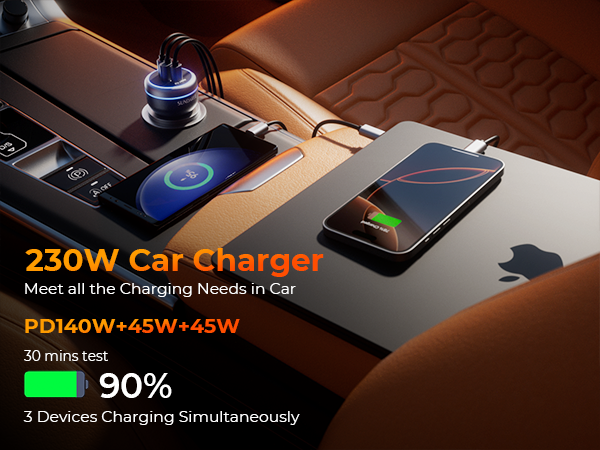 3-in-1 Fast Car Charger