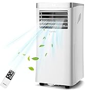 Portable Air Conditioners, ARLIME 8000 BTU 3-in-1 AC Unit with Fan & Dehumidifier, Cools up to 35...